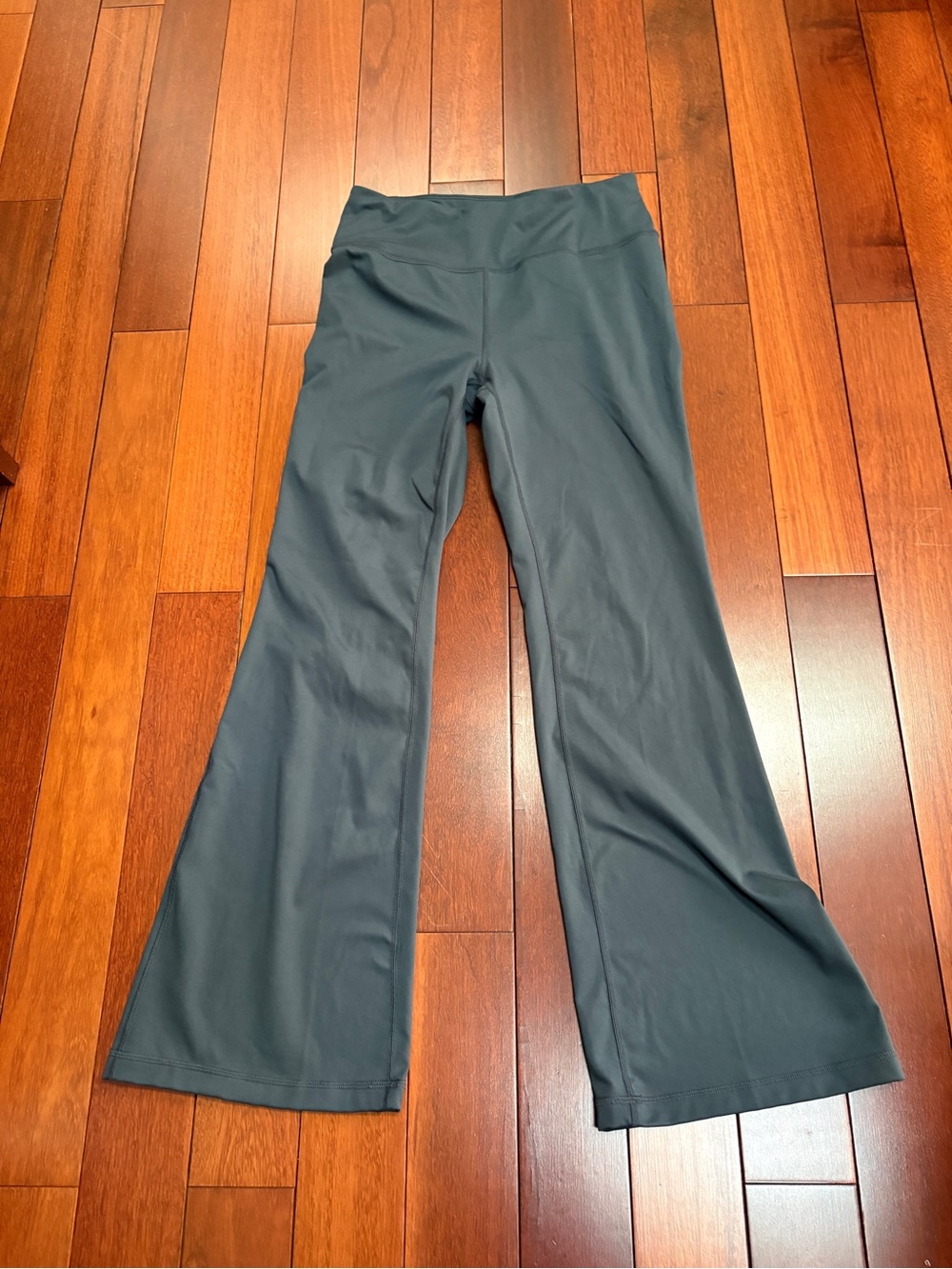 Athletic Works Dark Teal Flared Track Pants ladies large
